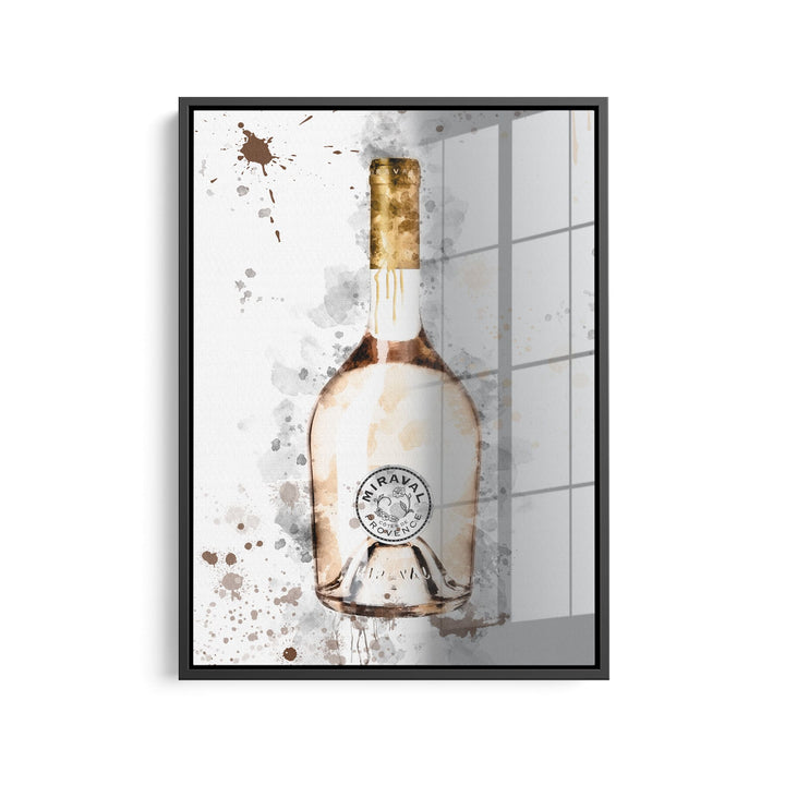 WALL ART "Elegant Bottle" – Acrylic glass &amp; Alu-Dibond | Exclusive and modern pop art in museum quality 
