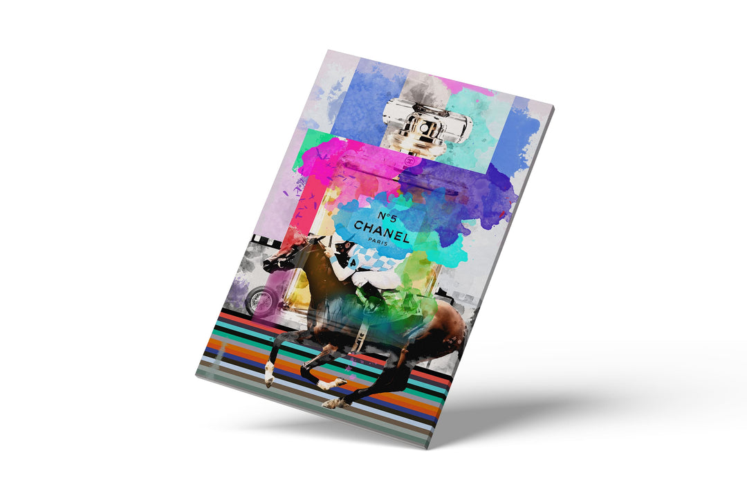 WANDBILD „Duft der Geschwindigkeit“ – Acrylglas & Alu-Dibond | Exklusive und Moderne Pop-Art in Museumsqualität