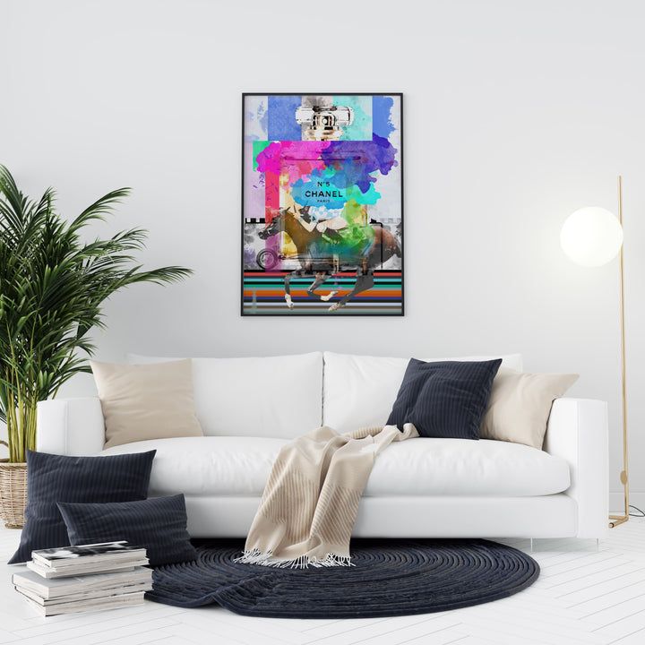 WANDBILD „Duft der Geschwindigkeit“ – Acrylglas & Alu-Dibond | Exklusive und Moderne Pop-Art in Museumsqualität