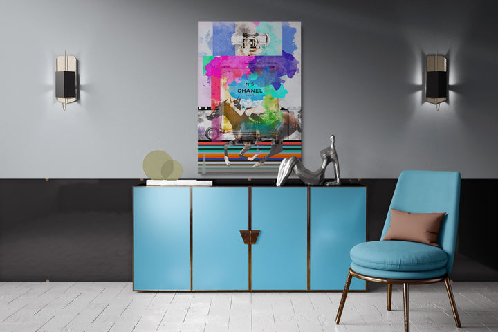 WANDBILD „Duft der Geschwindigkeit“ – Acrylglas & Alu-Dibond | Exklusive und Moderne Pop-Art in Museumsqualität