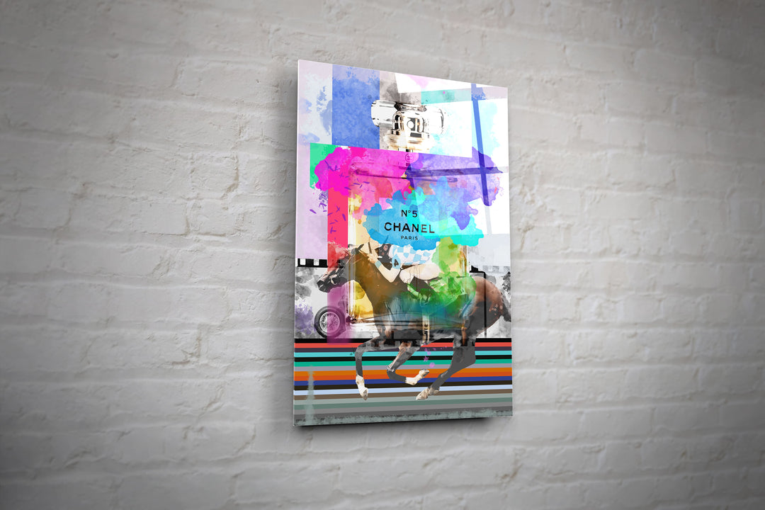 WANDBILD „Duft der Geschwindigkeit“ – Acrylglas & Alu-Dibond | Exklusive und Moderne Pop-Art in Museumsqualität