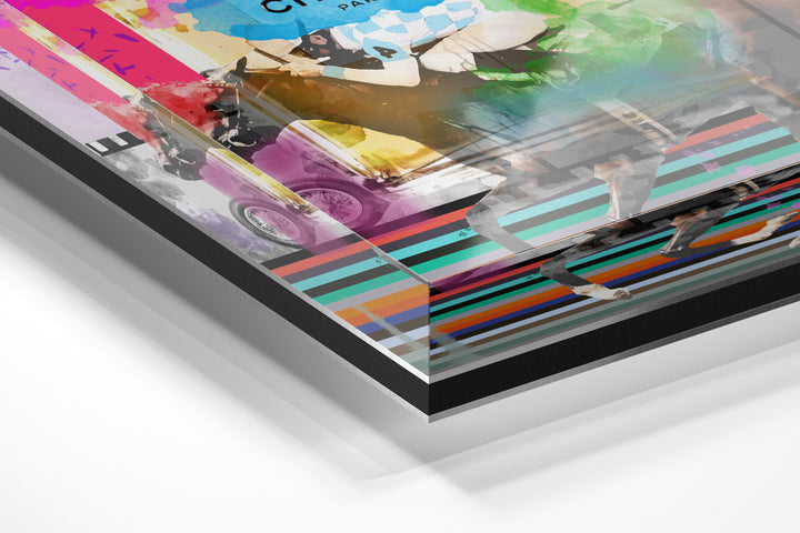WANDBILD „Duft der Geschwindigkeit“ – Acrylglas & Alu-Dibond | Exklusive und Moderne Pop-Art in Museumsqualität