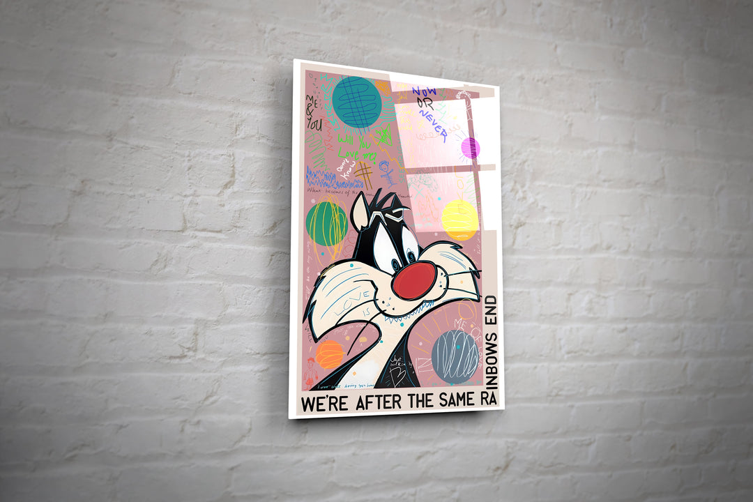 WALL ART "Sylvester the Cat" – Acrylic glass &amp; Alu-Dibond | Exclusive and modern art in museum quality 