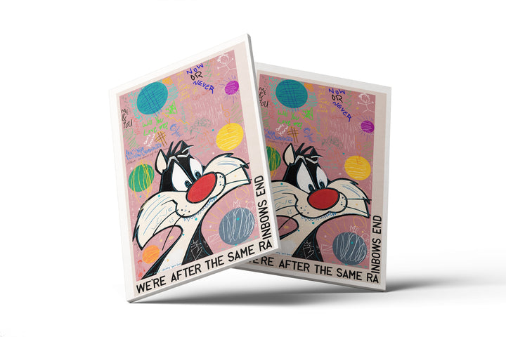 WALL ART "Sylvester the Cat" – Acrylic glass &amp; Alu-Dibond | Exclusive and modern art in museum quality 