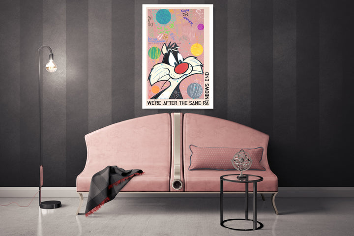 WALL ART "Sylvester the Cat" – Acrylic glass &amp; Alu-Dibond | Exclusive and modern art in museum quality 