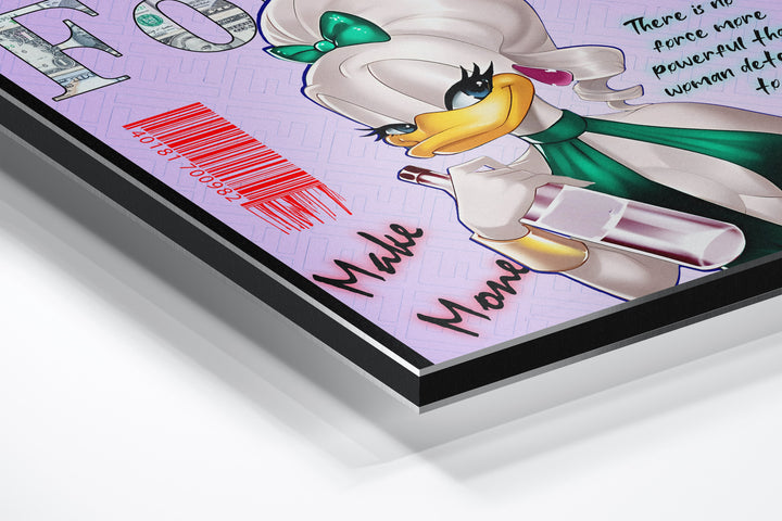 WALL ART "Forbes – Made Money Billionaire" – Acrylic glass &amp; Alu-Dibond | Exclusive and modern pop art in museum quality 