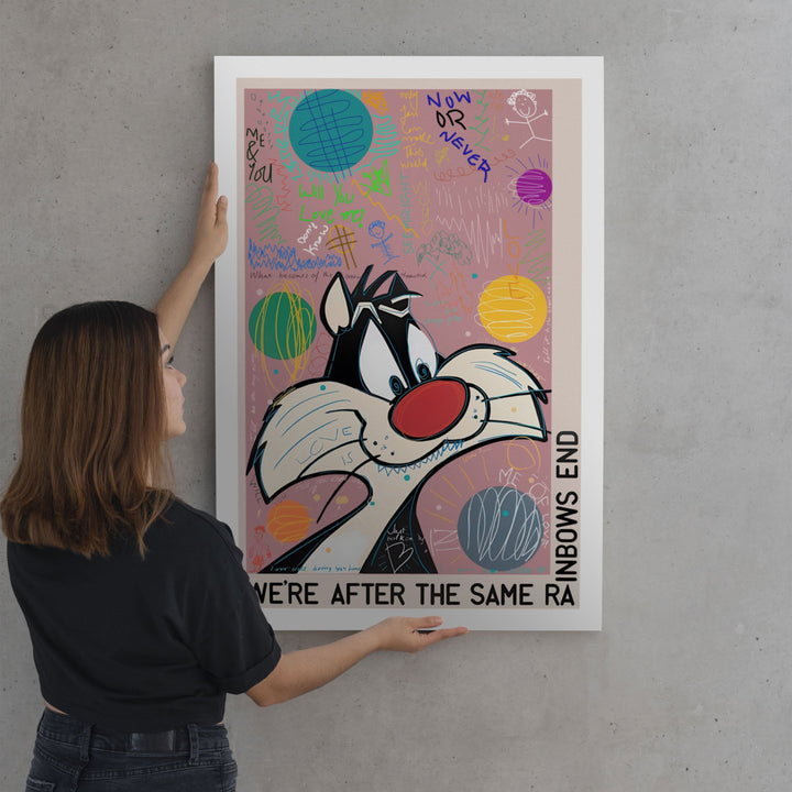 WALL ART "Sylvester the Cat" – Acrylic glass &amp; Alu-Dibond | Exclusive and modern art in museum quality 