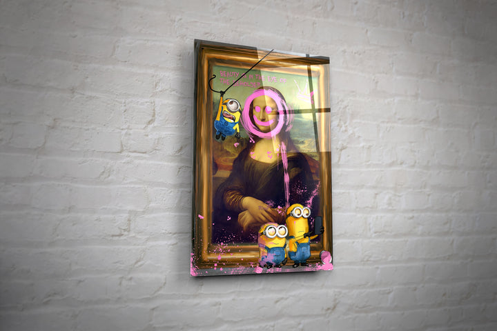 WANDBILD „Minions im Meisterwerk“ – Acrylglas & Alu-Dibond | Exklusive und Moderne Kunst in Museumsqualität