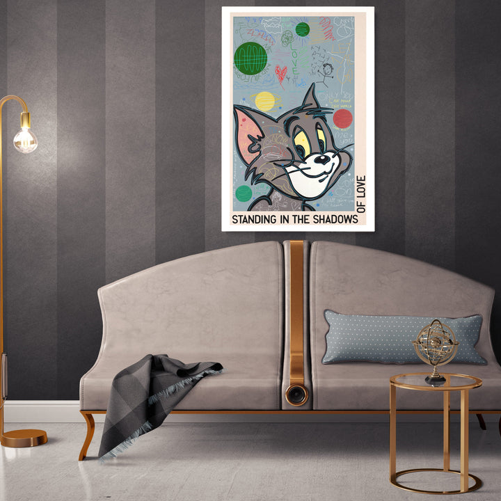 WANDBILD „Standing in the Shadows“ – Acrylglas & Alu-Dibond | Exklusive und Moderne Pop-Art in Museumsqualität