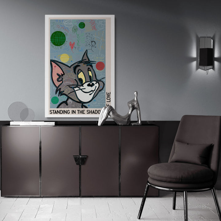 WANDBILD „Standing in the Shadows“ – Acrylglas & Alu-Dibond | Exklusive und Moderne Pop-Art in Museumsqualität