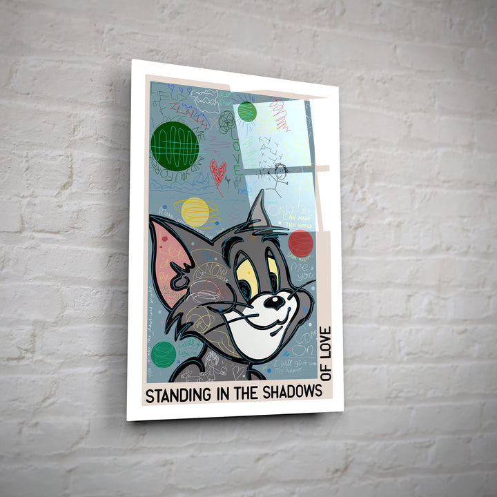 WANDBILD „Standing in the Shadows“ – Acrylglas & Alu-Dibond | Exklusive und Moderne Pop-Art in Museumsqualität
