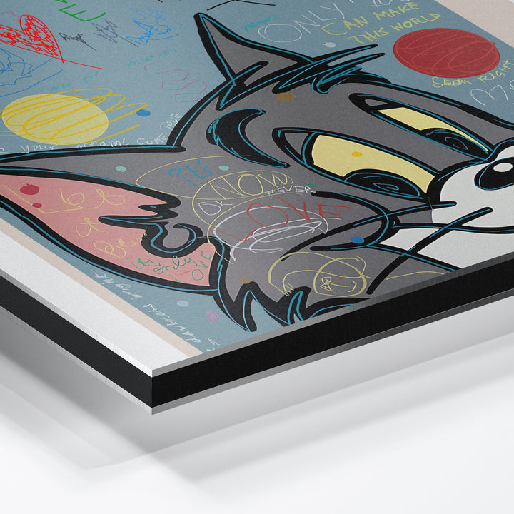 WANDBILD „Standing in the Shadows“ – Acrylglas & Alu-Dibond | Exklusive und Moderne Pop-Art in Museumsqualität