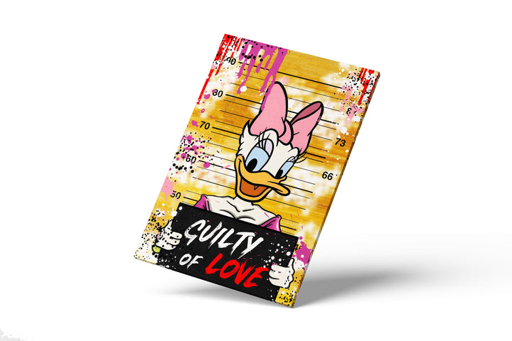 WALL ART "Guilty of Love" – Acrylic glass &amp; Alu-Dibond | Exclusive and modern pop art in museum quality 