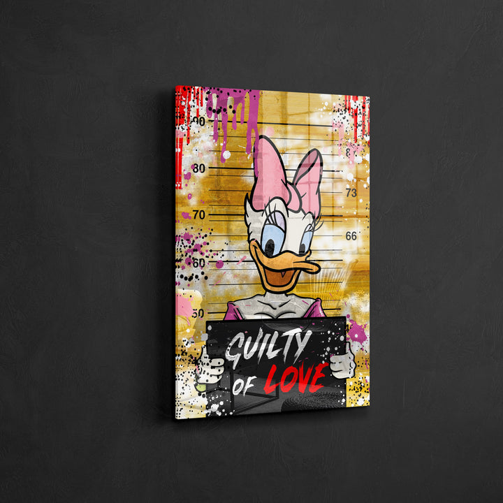 WALL ART "Guilty of Love" – Acrylic glass &amp; Alu-Dibond | Exclusive and modern pop art in museum quality 