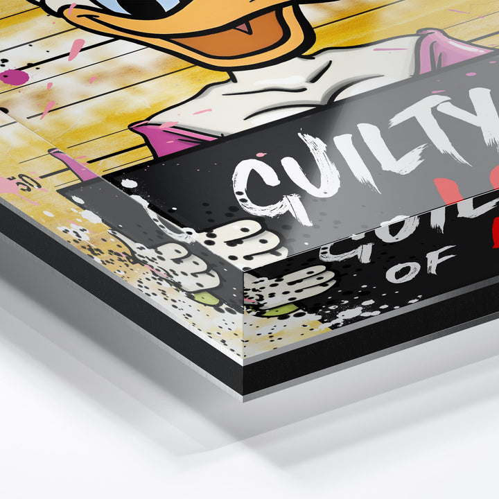 WALL ART "Guilty of Love" – Acrylic glass &amp; Alu-Dibond | Exclusive and modern pop art in museum quality 