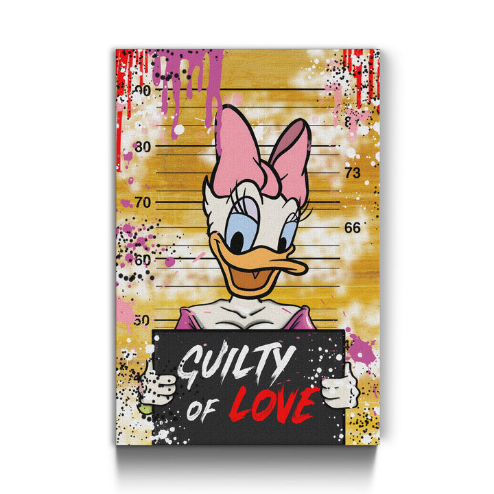 WALL ART "Guilty of Love" – Acrylic glass &amp; Alu-Dibond | Exclusive and modern pop art in museum quality 