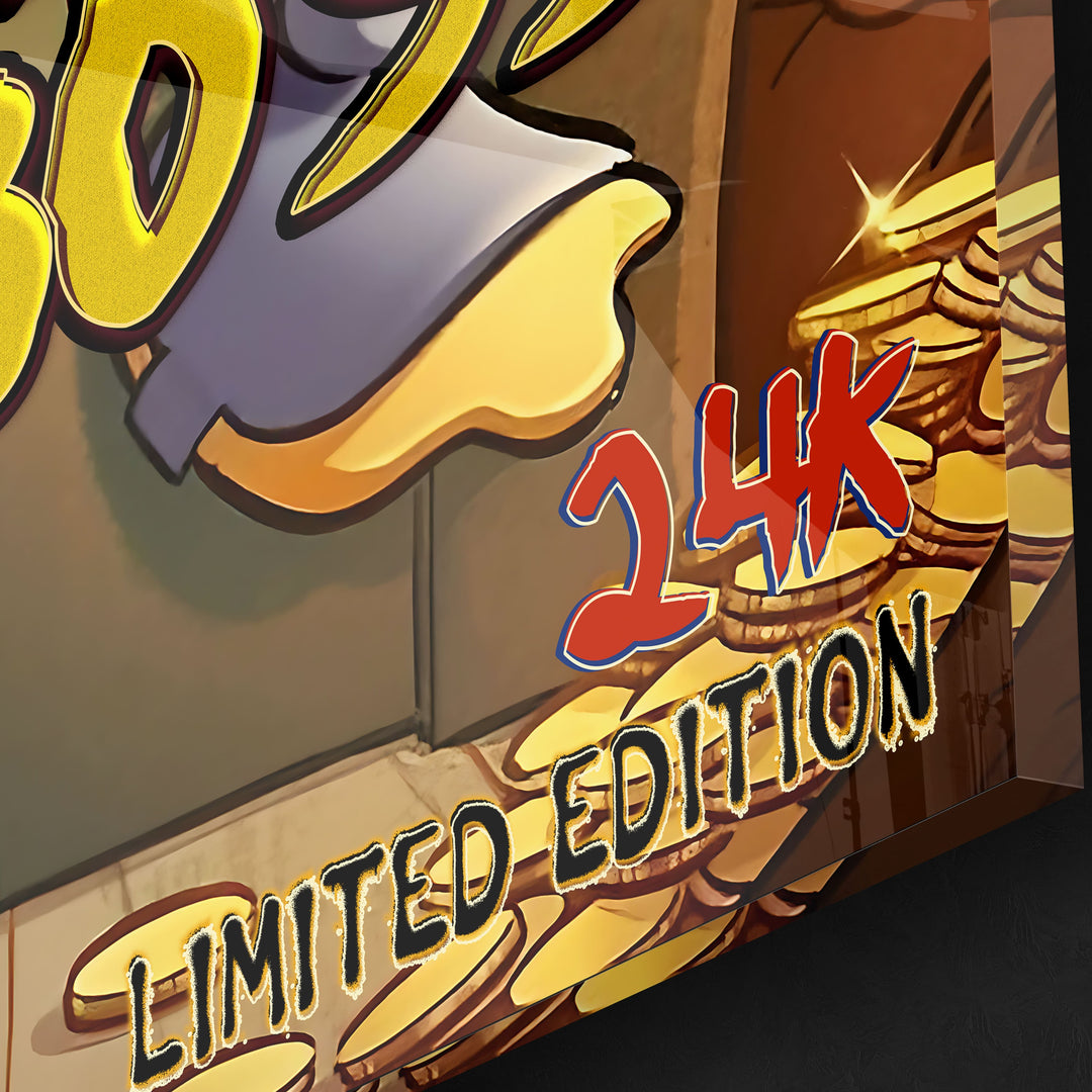 WALL ART "Chef Duck Story" – Acrylic glass &amp; Alu-Dibond | Exclusive and modern pop art in museum quality 