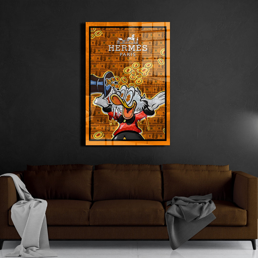 WANDBILD „Luxusleben“ – Acrylglas & Alu-Dibond | Exklusive und Moderne Pop-Art in Museumsqualität