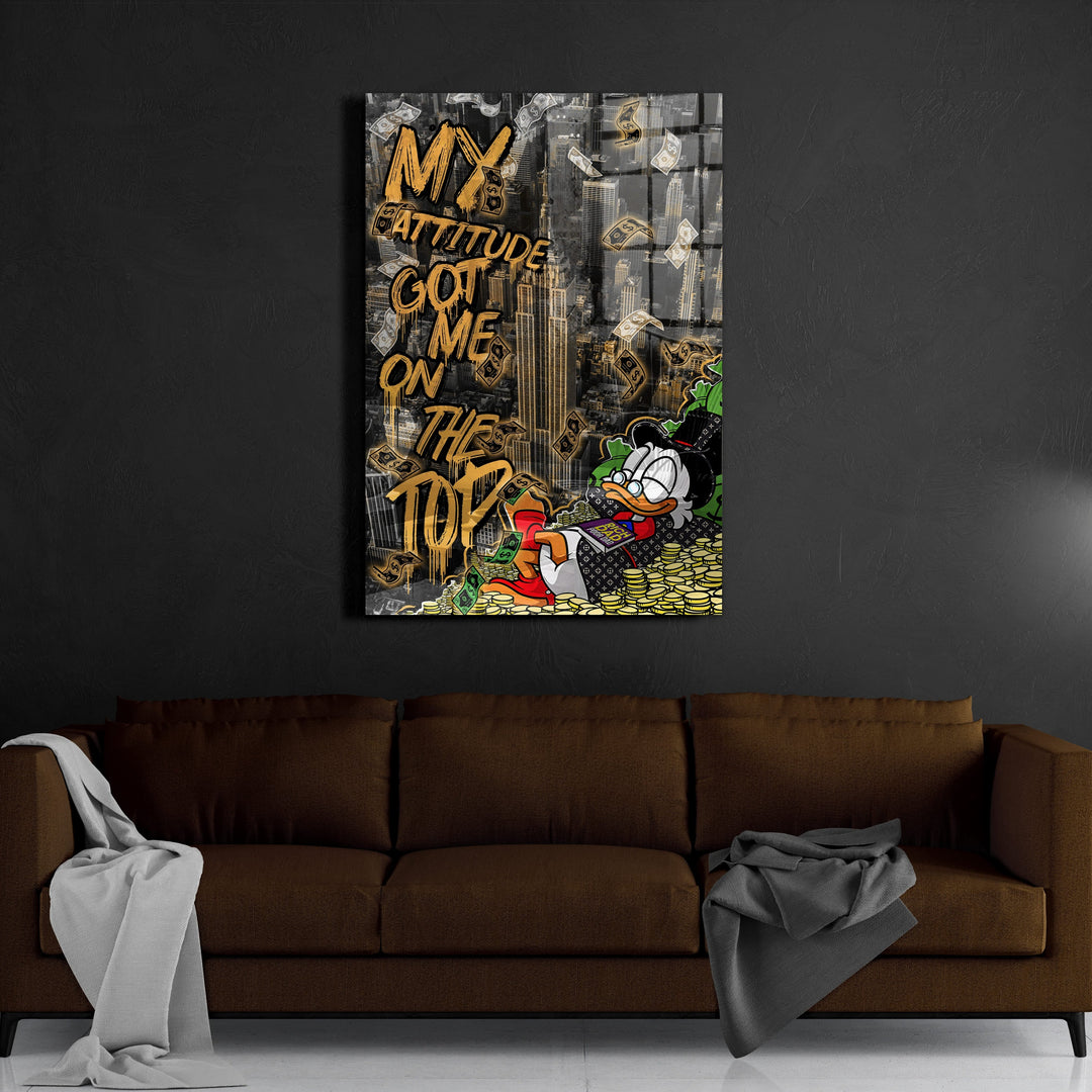 WANDBILD „Erfolgshöhen“ – Acrylglas & Alu-Dibond | Exklusive und Moderne Pop-Art in Museumsqualität