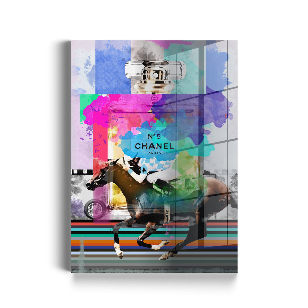 WANDBILD „Duft der Geschwindigkeit“ – Acrylglas & Alu-Dibond | Exklusive und Moderne Pop-Art in Museumsqualität