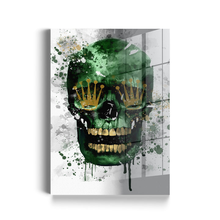 WALL ART "Royal Skull" – Acrylic glass &amp; Alu-Dibond | Exclusive and modern pop art in museum quality 
