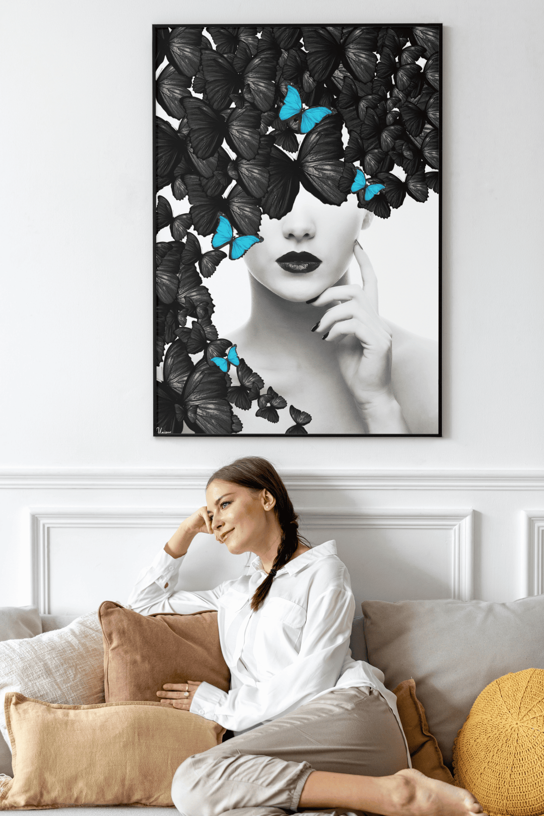 WANDBILD „Verborgene Schönheit“ – Acrylglas & Alu-Dibond | Exklusive und Moderne Kunst in Museumsqualität