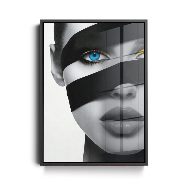 WANDBILD „Geheimnisvolle Blicke“ – Acrylglas & Alu-Dibond | Exklusive und Moderne Kunst in Museumsqualität