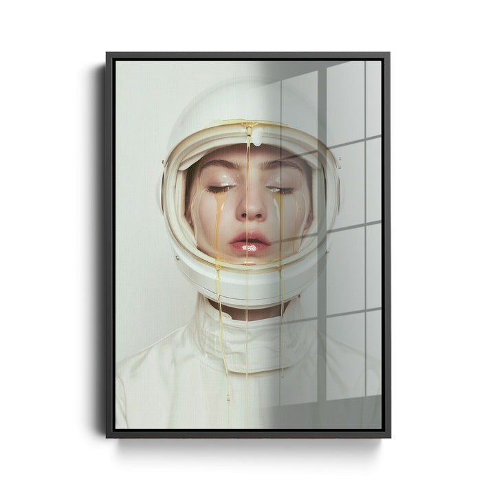 WANDBILD „Futuristisches Porträt“ – Acrylglas & Alu-Dibond | Exklusive und Moderne Kunst in Museumsqualität