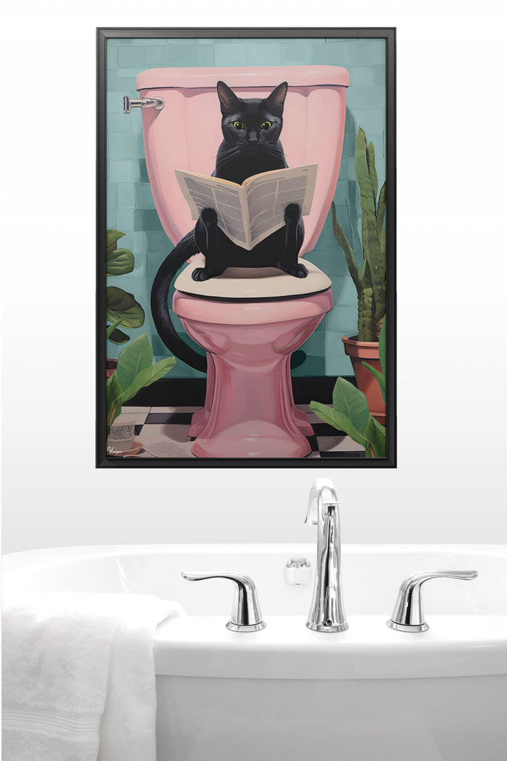 WANDBILD „Katzenabendlektüre“ – Acrylglas & Alu-Dibond | Exklusive und Moderne Kunst in Museumsqualität