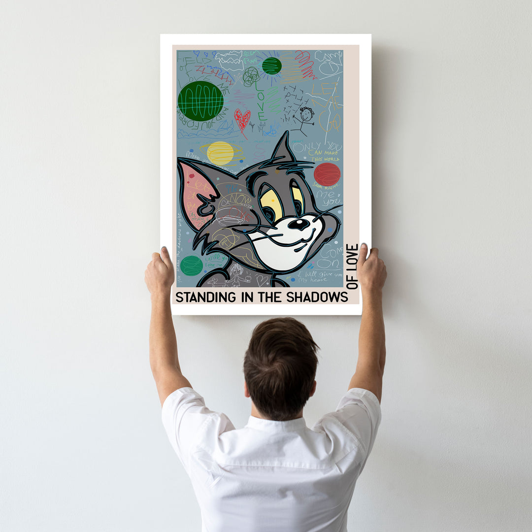 WANDBILD „Standing in the Shadows“ – Acrylglas & Alu-Dibond | Exklusive und Moderne Pop-Art in Museumsqualität