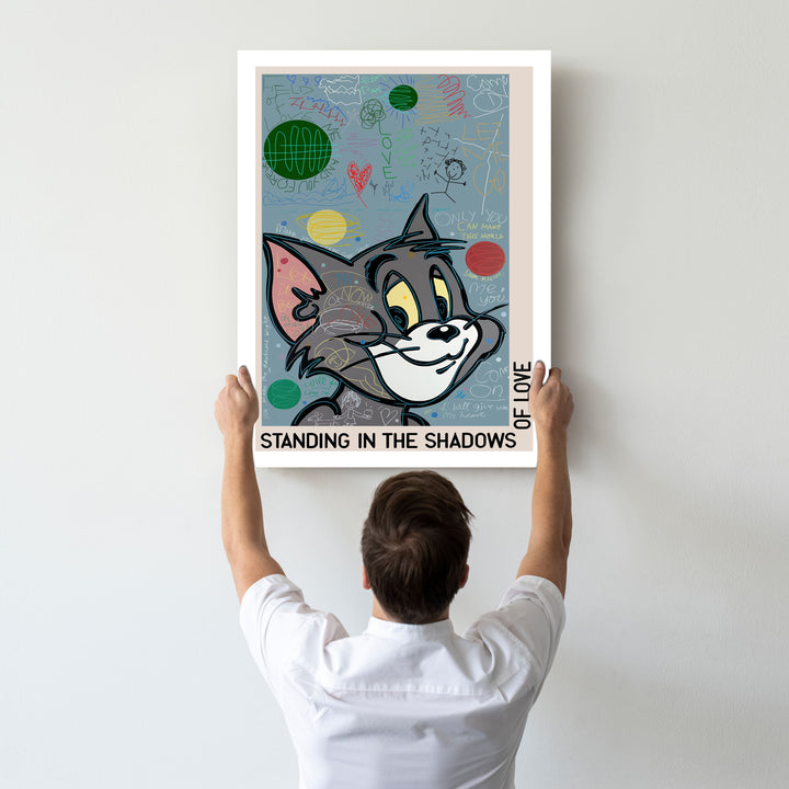 WANDBILD „Standing in the Shadows“ – Acrylglas & Alu-Dibond | Exklusive und Moderne Pop-Art in Museumsqualität