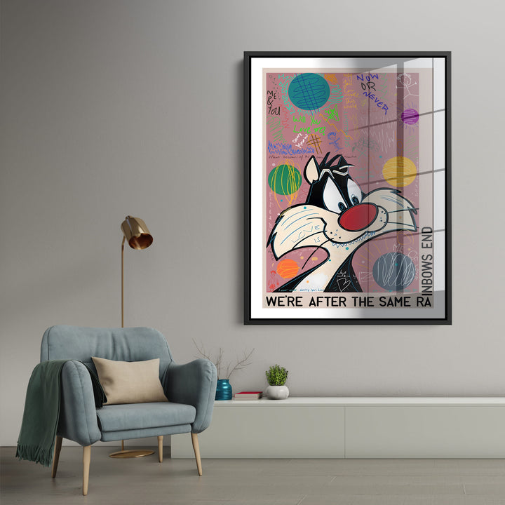 WALL ART "Sylvester the Cat" – Acrylic glass &amp; Alu-Dibond | Exclusive and modern art in museum quality 