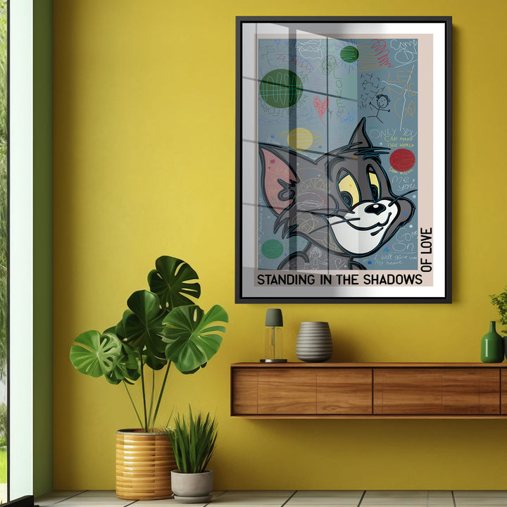 WANDBILD „Standing in the Shadows“ – Acrylglas & Alu-Dibond | Exklusive und Moderne Pop-Art in Museumsqualität