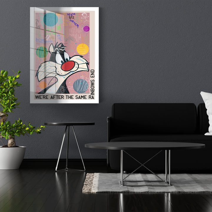 WALL ART "Sylvester the Cat" – Acrylic glass &amp; Alu-Dibond | Exclusive and modern art in museum quality 