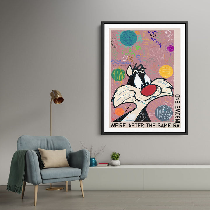 WALL ART "Sylvester the Cat" – Acrylic glass &amp; Alu-Dibond | Exclusive and modern art in museum quality 