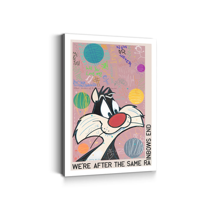 WALL ART "Sylvester the Cat" – Acrylic glass &amp; Alu-Dibond | Exclusive and modern art in museum quality 