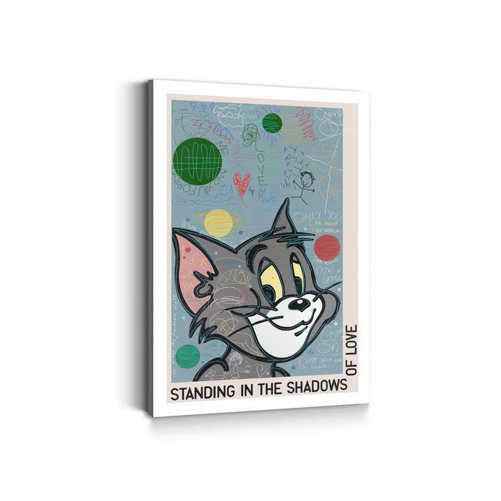 WANDBILD „Standing in the Shadows“ – Acrylglas & Alu-Dibond | Exklusive und Moderne Pop-Art in Museumsqualität