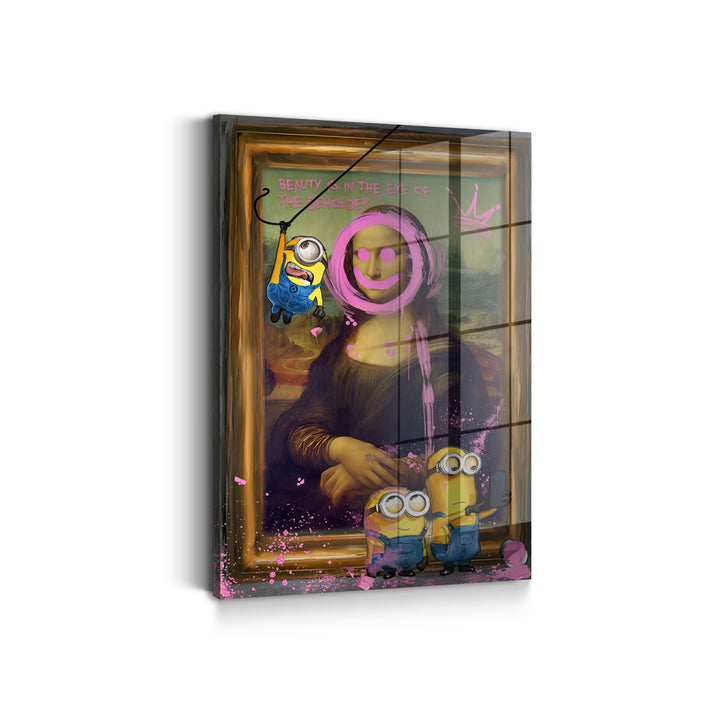 WANDBILD „Minions im Meisterwerk“ – Acrylglas & Alu-Dibond | Exklusive und Moderne Kunst in Museumsqualität
