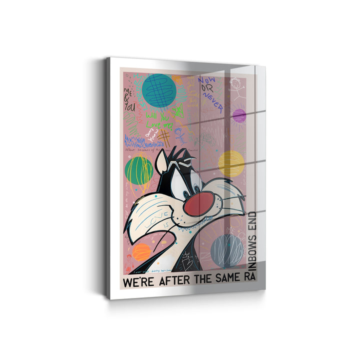 WALL ART "Sylvester the Cat" – Acrylic glass &amp; Alu-Dibond | Exclusive and modern art in museum quality 