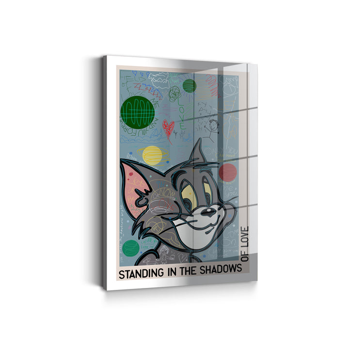 WANDBILD „Standing in the Shadows“ – Acrylglas & Alu-Dibond | Exklusive und Moderne Pop-Art in Museumsqualität