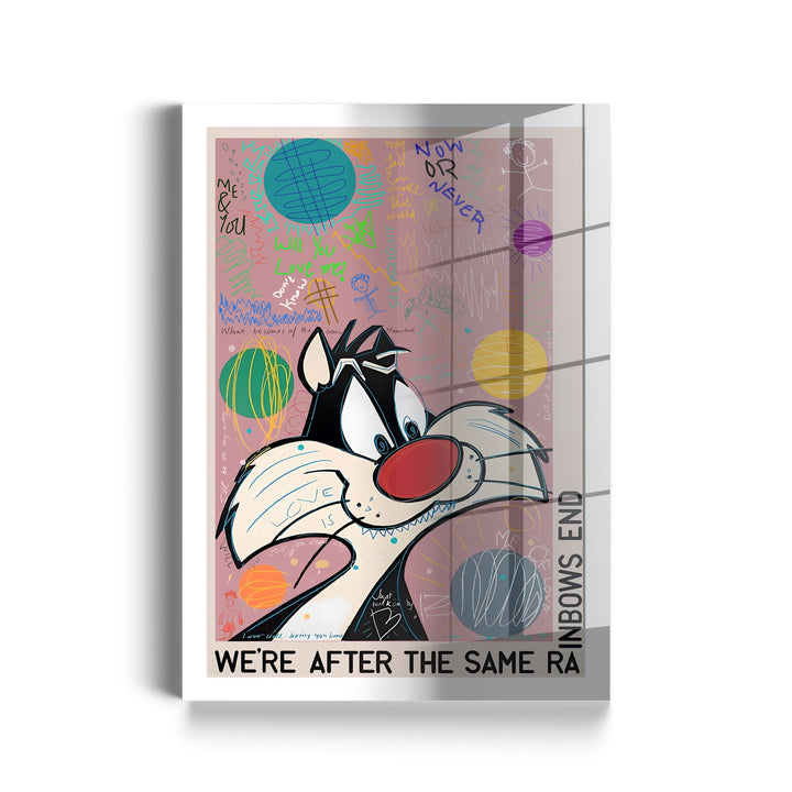WALL ART "Sylvester the Cat" – Acrylic glass &amp; Alu-Dibond | Exclusive and modern art in museum quality 