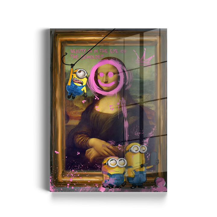 WANDBILD „Minions im Meisterwerk“ – Acrylglas & Alu-Dibond | Exklusive und Moderne Kunst in Museumsqualität