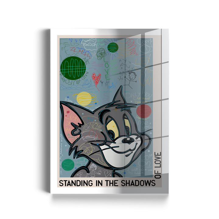 WANDBILD „Standing in the Shadows“ – Acrylglas & Alu-Dibond | Exklusive und Moderne Pop-Art in Museumsqualität