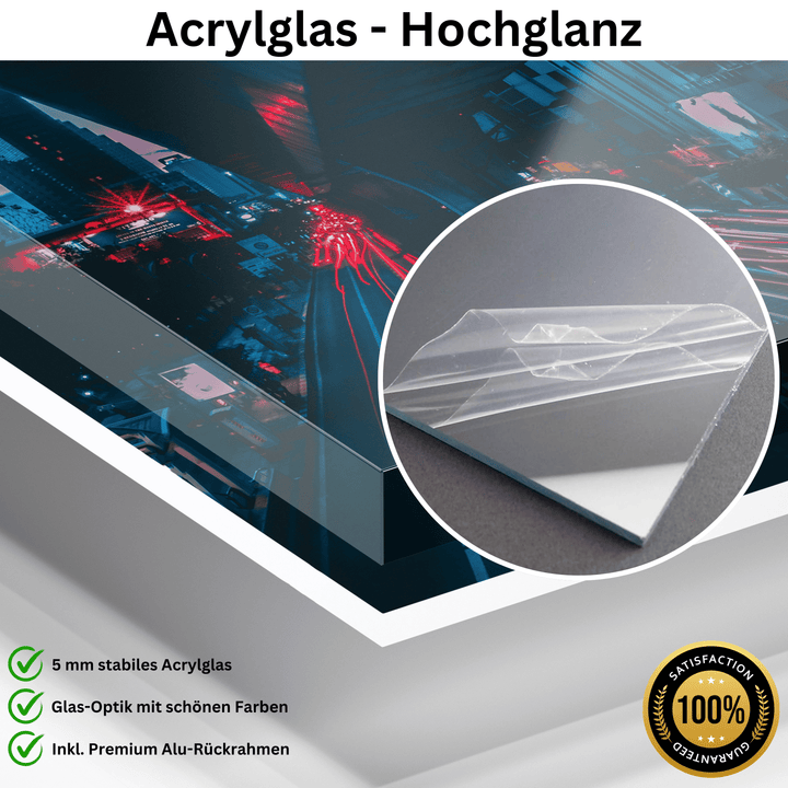 WANDBILD „Verborgene Schönheit“ – Acrylglas & Alu-Dibond | Exklusive und Moderne Kunst in Museumsqualität
