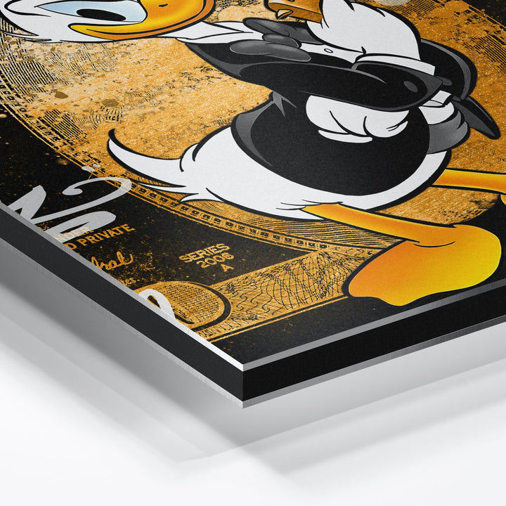 WANDBILD „Die Million Dollar Fantasie“ – Acrylglas & Alu-Dibond | Exklusive und Moderne Pop-Art in Museumsqualität