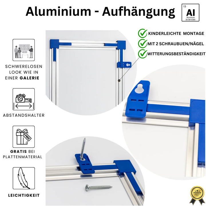 WANDBILD „Verborgene Einblicke“ – Acrylglas & Alu-Dibond | Exklusive und Moderne Kunst in Museumsqualität