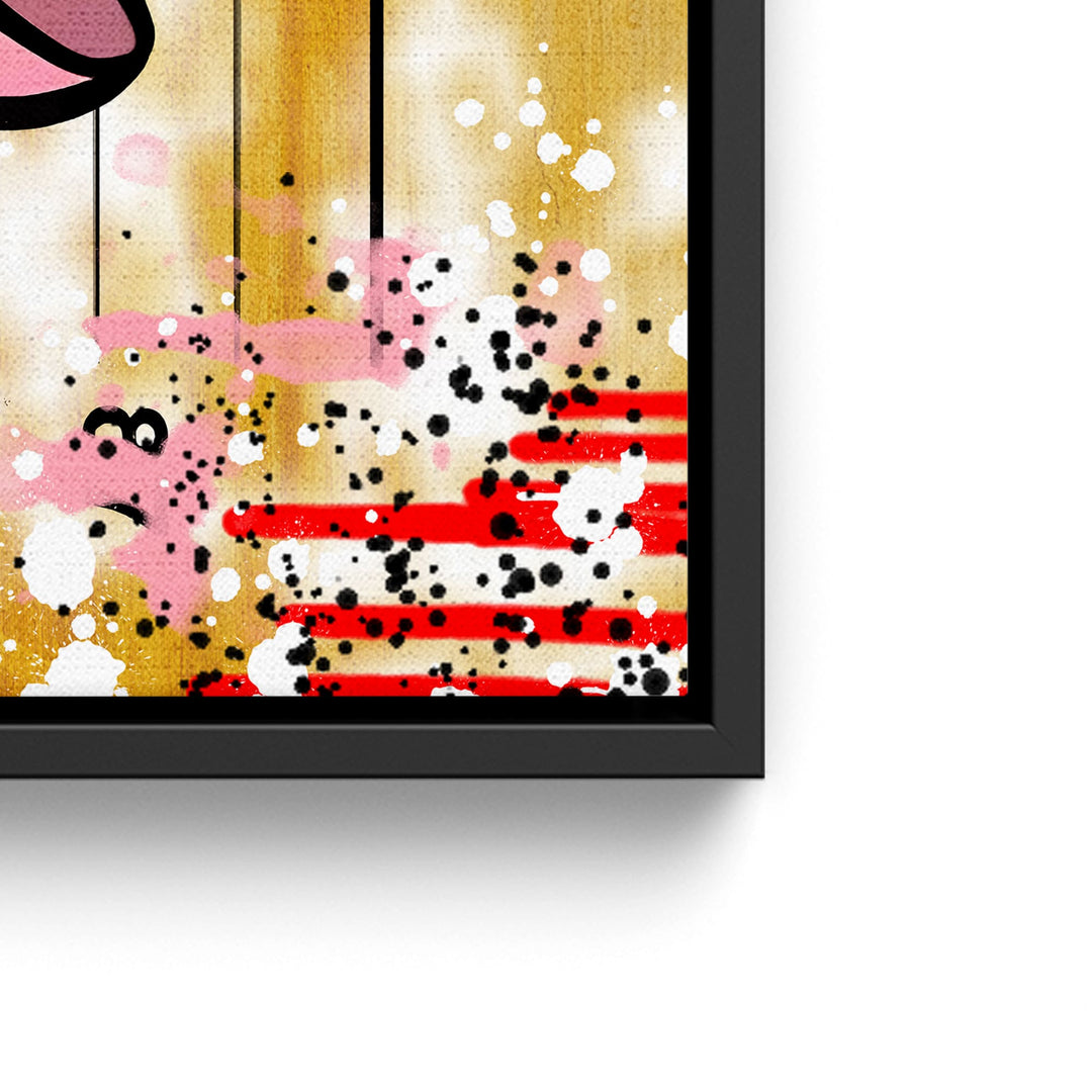 WALL ART "Guilty of Love" – Acrylic glass &amp; Alu-Dibond | Exclusive and modern pop art in museum quality 