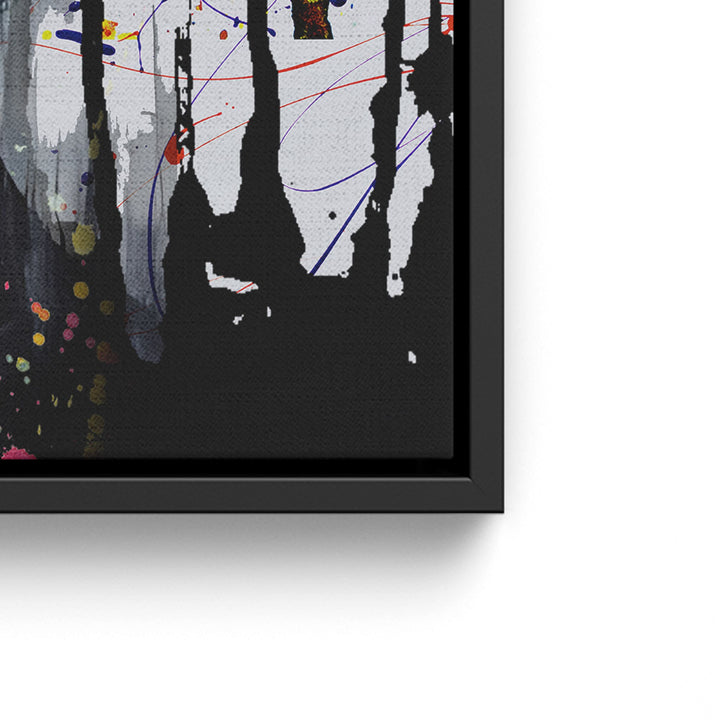 WANDBILD „Batman und Catwoman – Die Verführung“ – Acrylglas & Alu-Dibond | Exklusive und Moderne Pop-Art in Museumsqualität