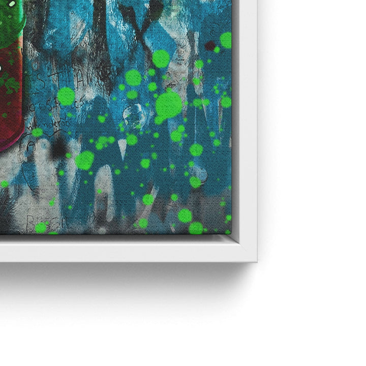 MURAL "Mickey in the Chanel World" – Acrylic glass &amp; Alu-Dibond | Exclusive and modern pop art in museum quality 
