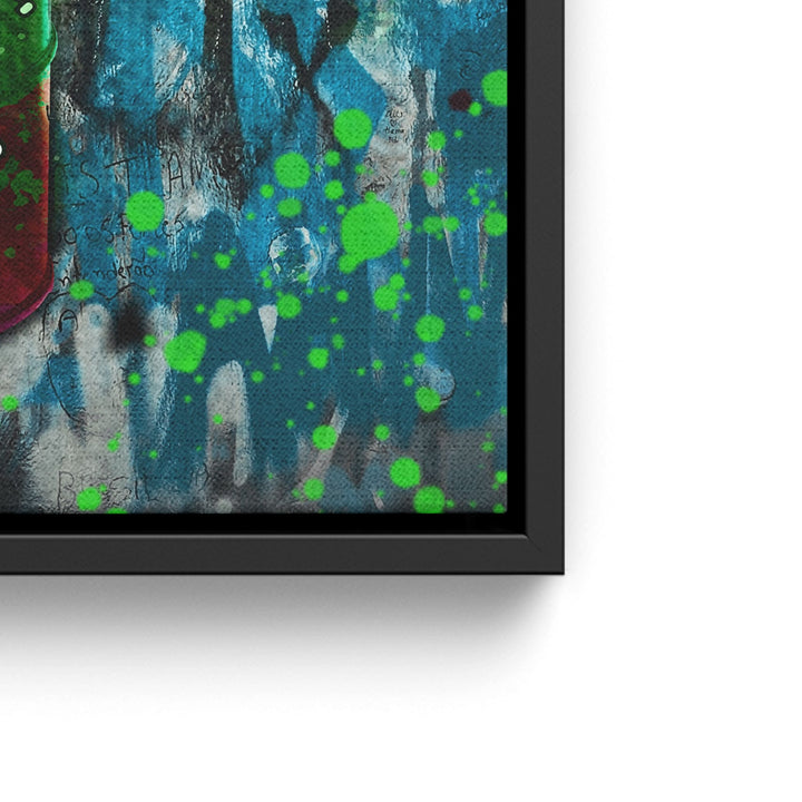 MURAL "Mickey in the Chanel World" – Acrylic glass &amp; Alu-Dibond | Exclusive and modern pop art in museum quality 